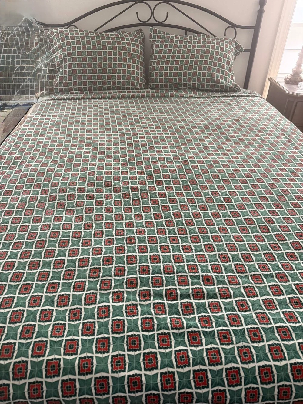 Opalhouse designed w/ Jungalow Printed Cotton Percale 3 pc Twin Xl set
